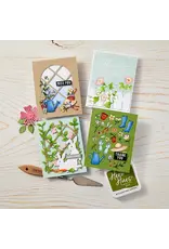 HERO ARTS HERO ARTS IN THE GARDEN COLLECTION GARDENING TOOLS & FLOWERS COVER PLATE DIE