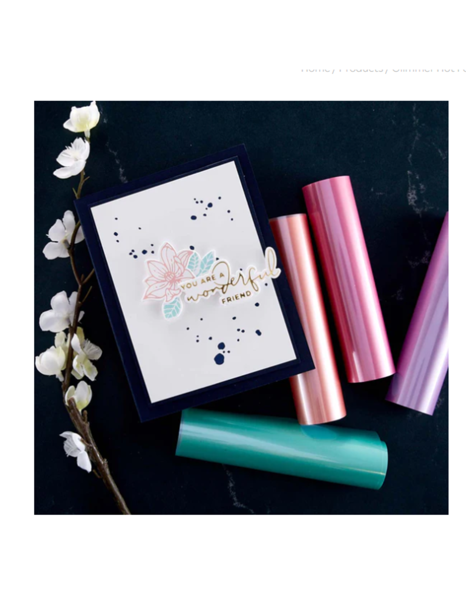 SPELLBINDERS SPELLBINDERS GLIMMER FOIL SATIN PASTELS VARIETY PACK 4/PK