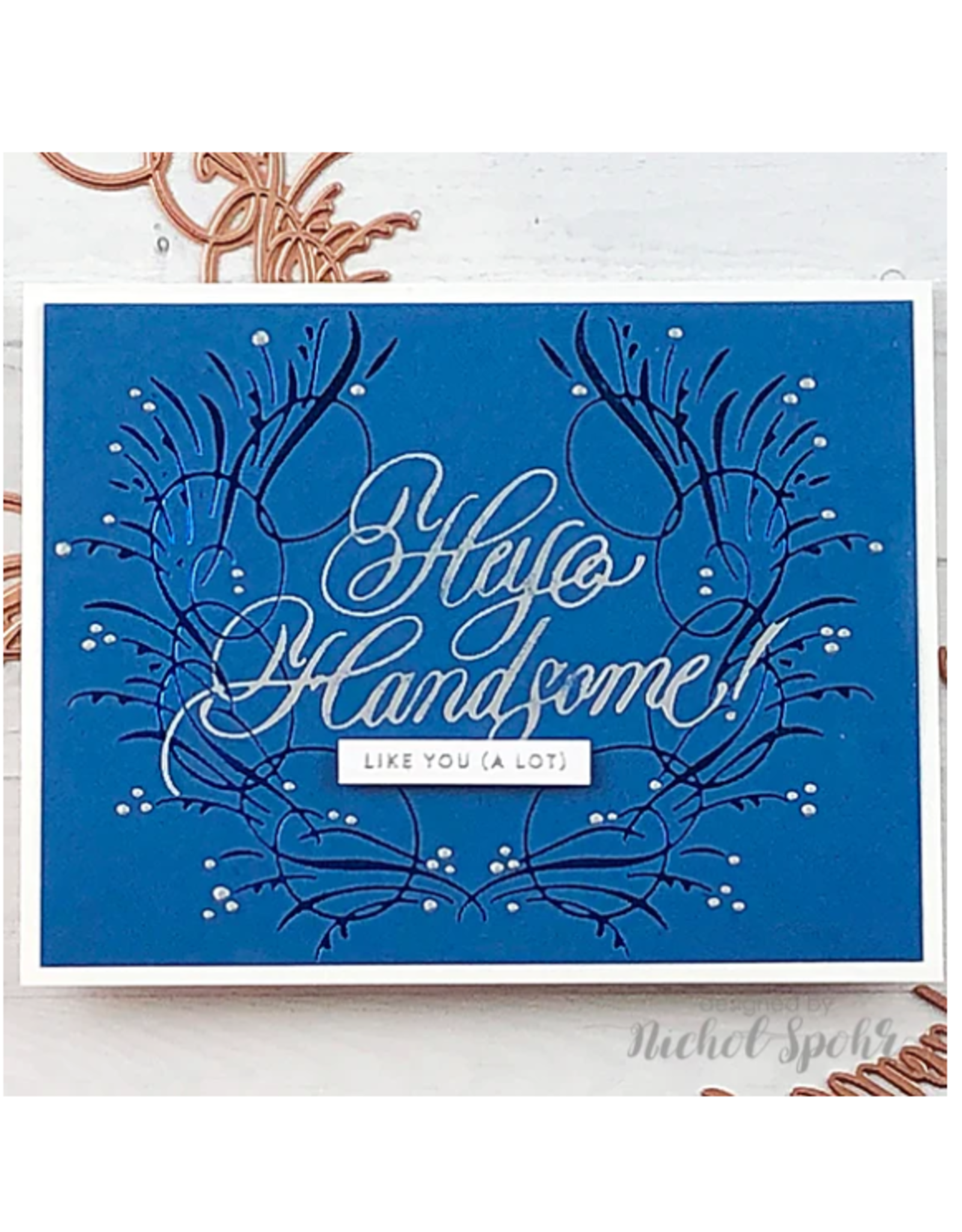 SPELLBINDERS SPELLBINDERS GLIMMER FOIL COBALT BLUE
