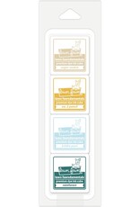 LAWN FAWN LAWN FAWN PREMIUM DYE INK CUBE PACK SANDY SHORE 4PK