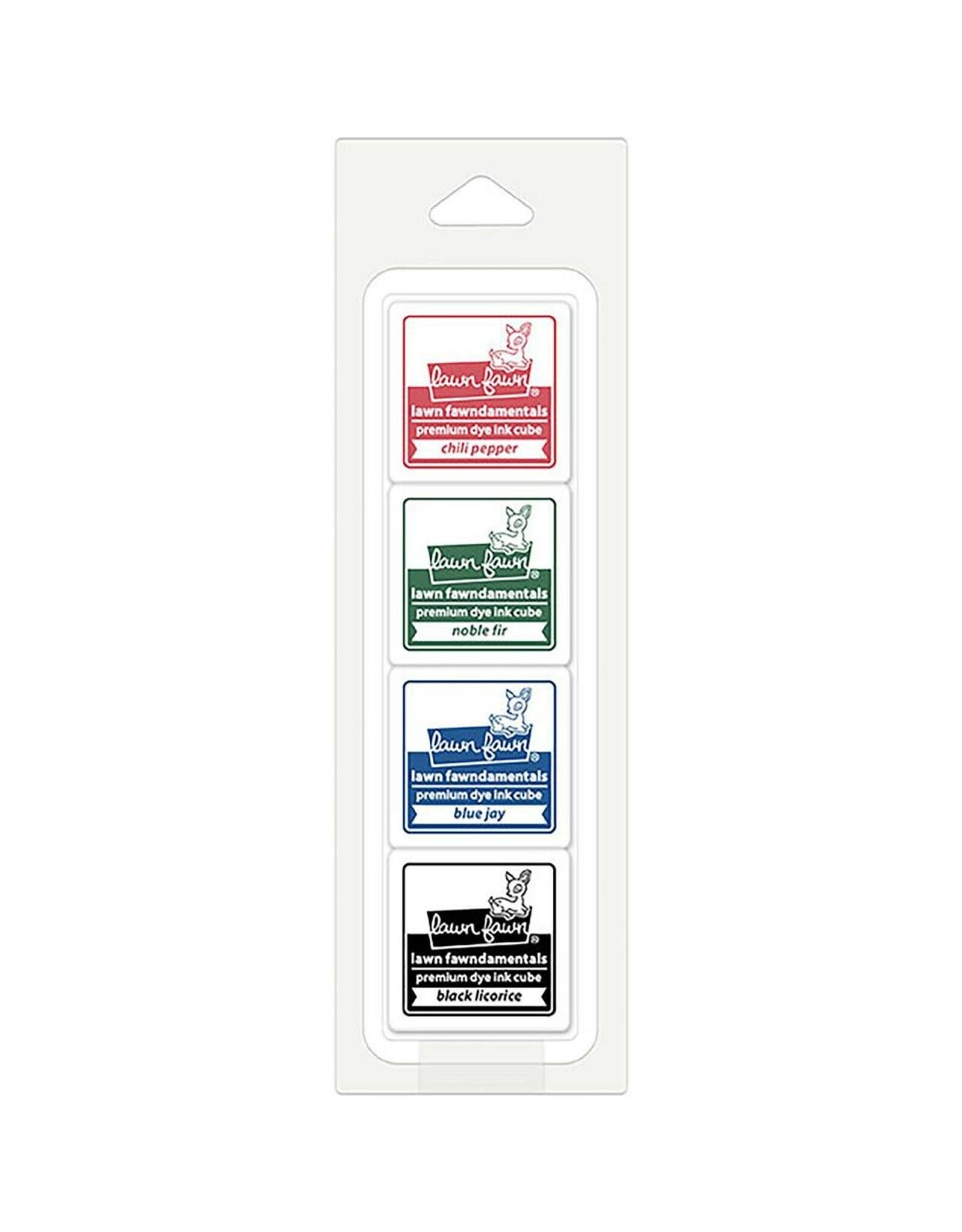 LAWN FAWN LAWN FAWN CHRISTMAS TREE LOT PREMIUM DYE INK CUBE 4PK