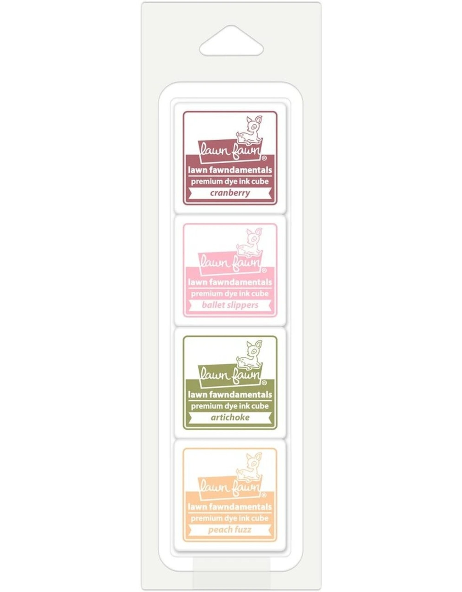 LAWN FAWN LAWN FAWN PREMIUM DYE INK CUBE PACK SUNDAY BRUNCH 4PK