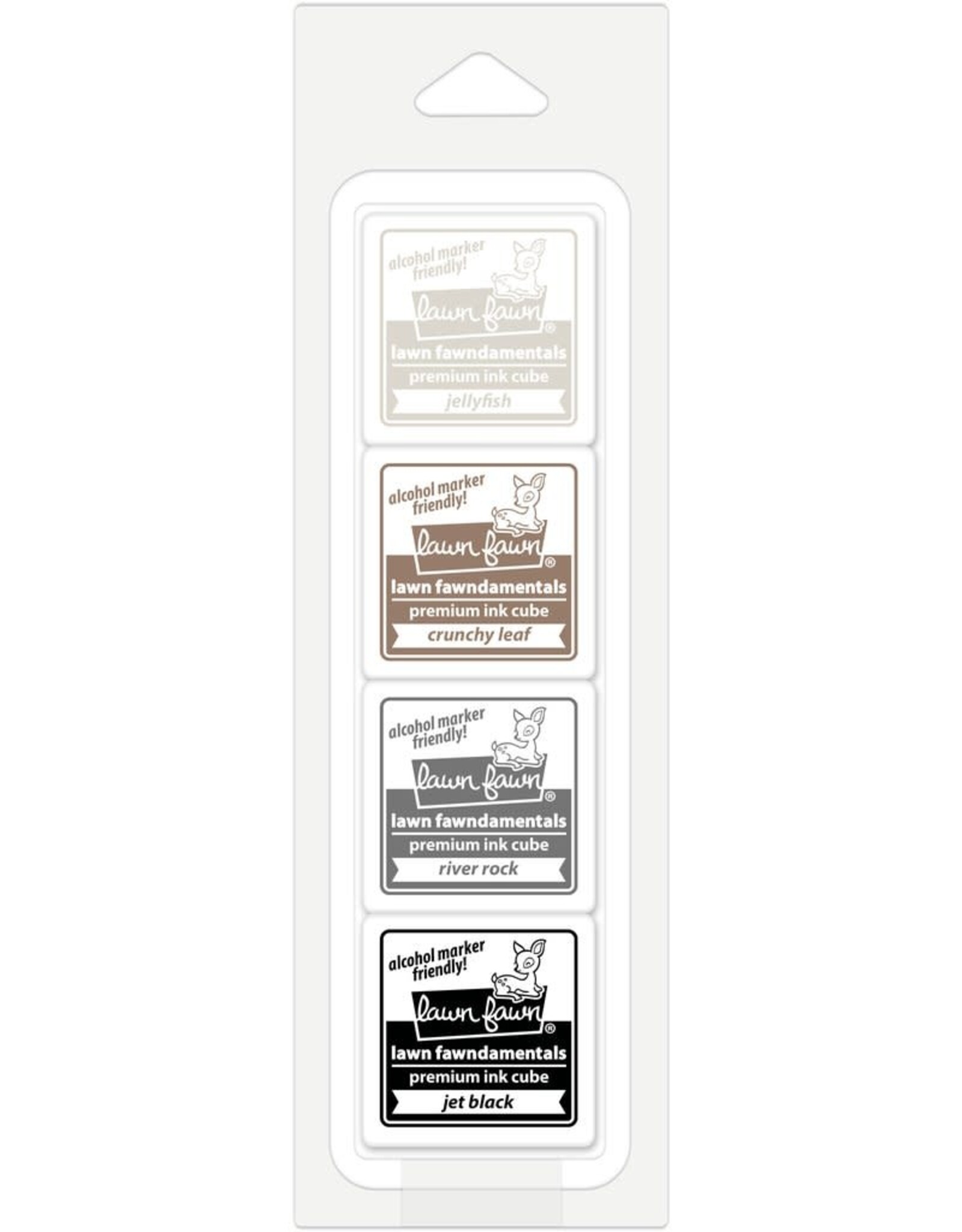 LAWN FAWN LAWN FAWN PREMIUM DYE INK CUBE PACK POTTERY STUDIO 4PK
