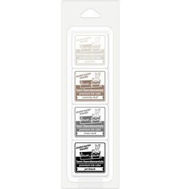 LAWN FAWN LAWN FAWN PREMIUM DYE INK CUBE PACK POTTERY STUDIO 4PK