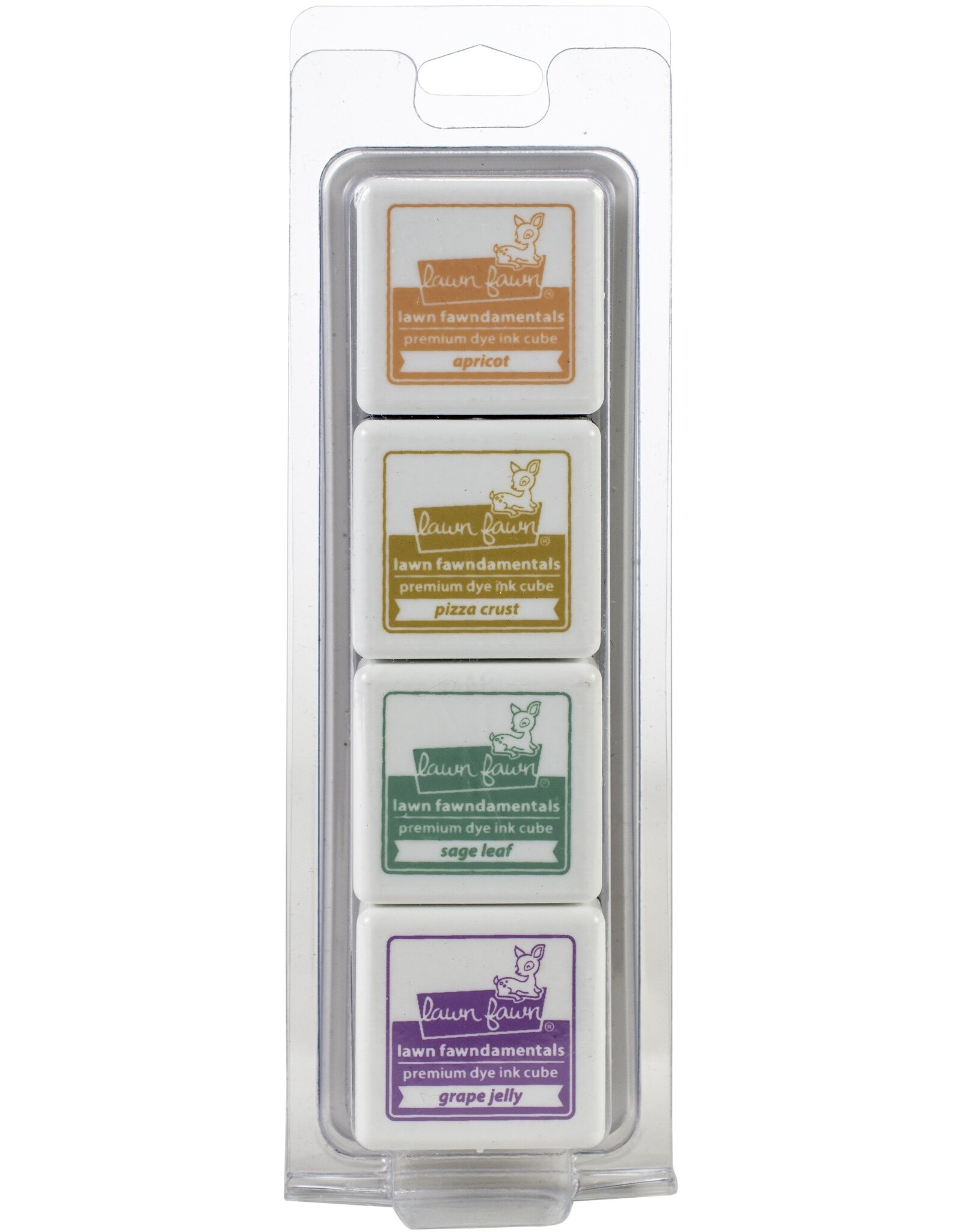 LAWN FAWN LAWN FAWN PREMIUM DYE INK CUBE PACK SECRET GARDEN 4/PK