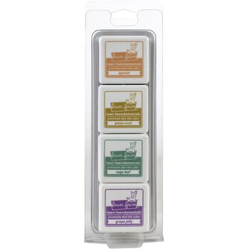 LAWN FAWN LAWN FAWN PREMIUM DYE INK CUBE PACK SECRET GARDEN 4/PK