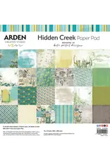 ARDEN CREATIVE STUDIO ARDEN CREATIVE STUDIO HIDDEN CREEK 12x12 PAPER PAD 24 SHEETS