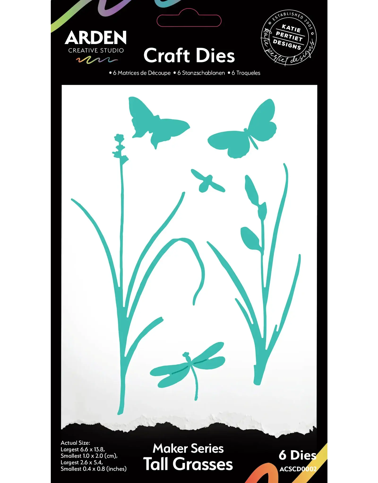 ARDEN CREATIVE STUDIO ARDEN CREATIVE STUDIO MAKER SERIES TALL GRASSES DIE SET