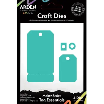 ARDEN CREATIVE STUDIO ARDEN CREATIVE STUDIO MAKER SERIES TAG ESSENTIALS DIE SET