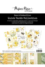 PAPER ROSE PAPER ROSE BEES & BUTTERFLIES QUICK CARDS KIT