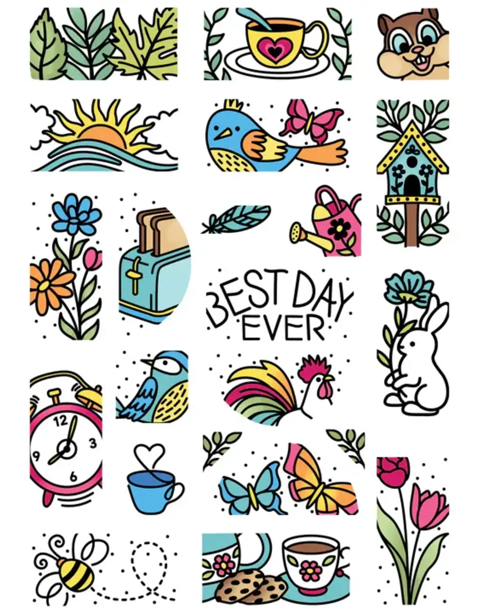 LDRS CREATIVE LDRS CREATIVE DAYBREAK PUZZLE SCENES CLEAR STAMP SET