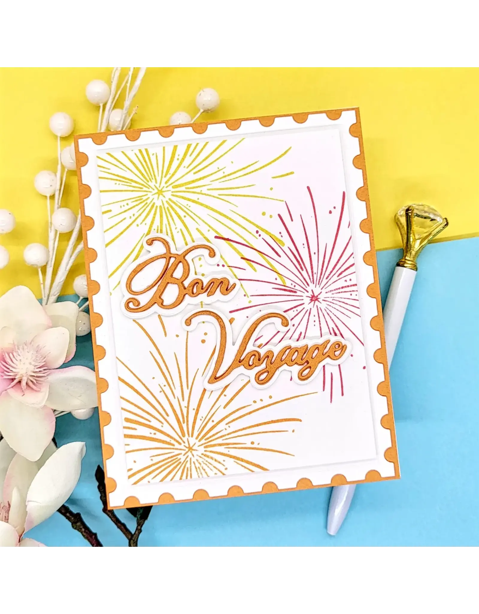 LDRS CREATIVE LDRS CREATIVE FIREWORKS IMPRESS-ION PRESS + FOIL PLATES