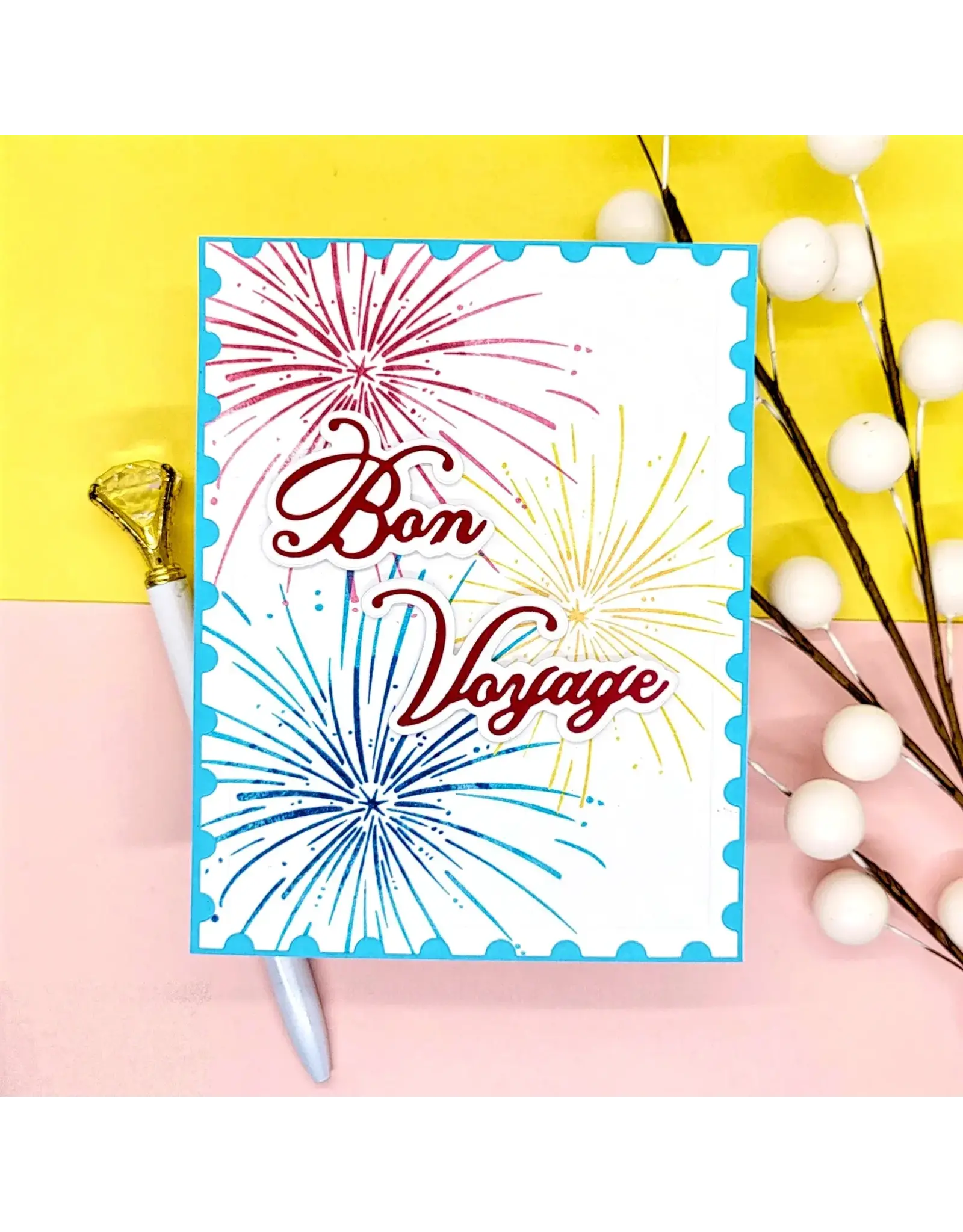 LDRS CREATIVE LDRS CREATIVE FIREWORKS IMPRESS-ION PRESS + FOIL PLATES