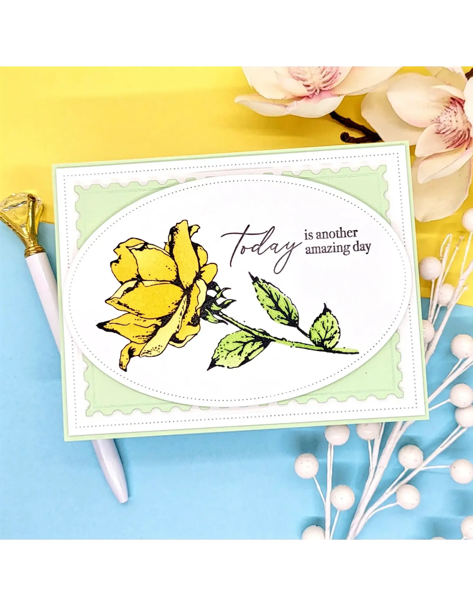 LDRS CREATIVE LDRS CREATIVE VELVET PETALS IMPRESS-ION PRESS + FOIL PLATES