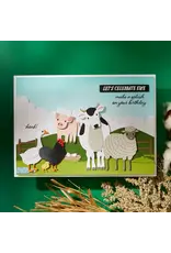 SPELLBINDERS SPELLBINDERS ON THE FARM COLLECTION HAY THERE CLEAR STAMP & DIE SET