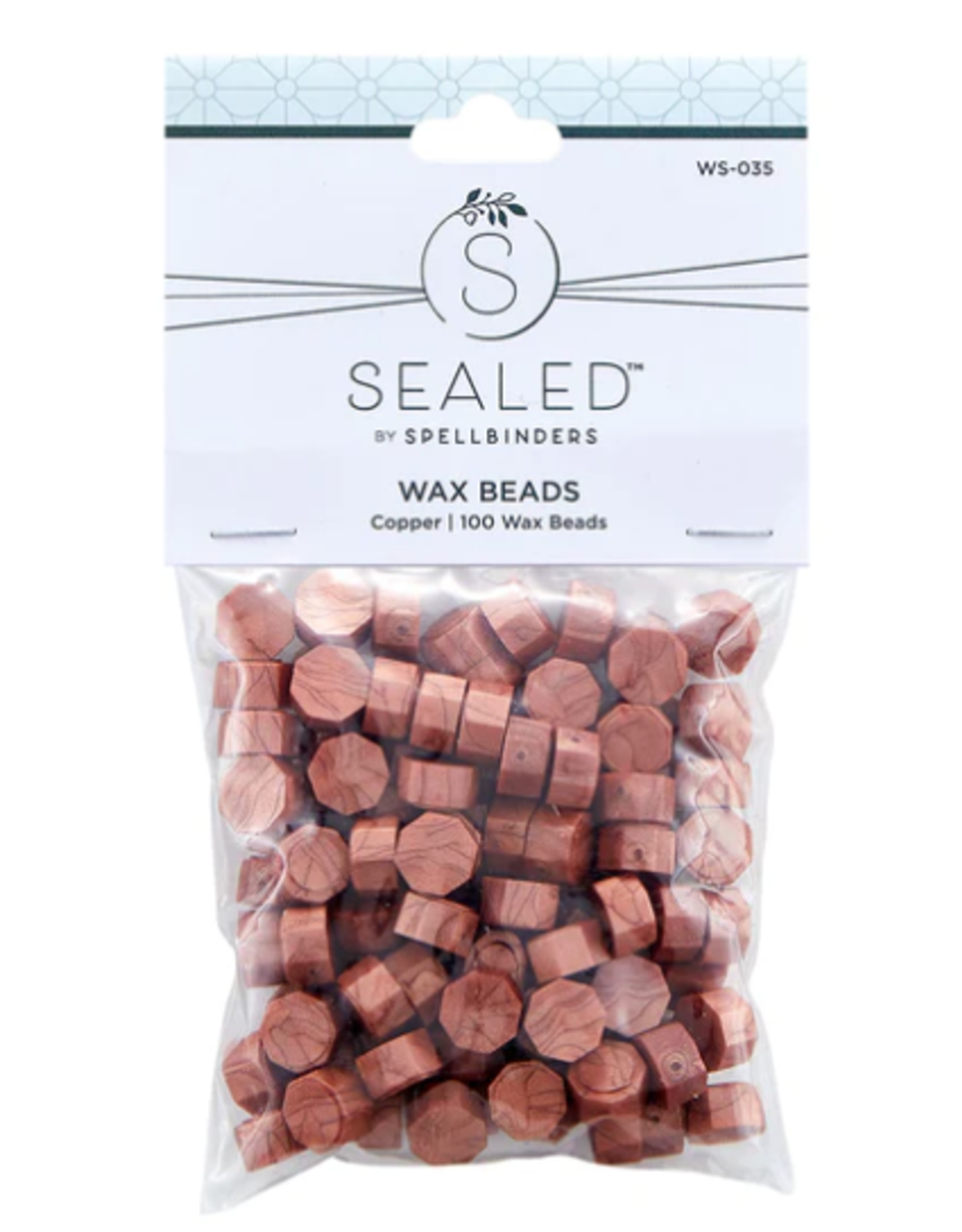 SPELLBINDERS SPELLBINDERS SEALED BY SPELLBINDERS COLLECTION COPPER WAX BEADS 100/PK