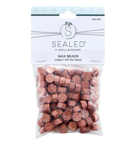SPELLBINDERS SPELLBINDERS SEALED BY SPELLBINDERS COLLECTION COPPER WAX BEADS 100/PK