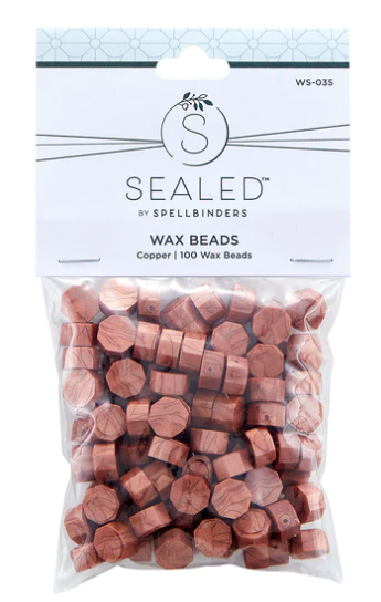 SPELLBINDERS SPELLBINDERS SEALED BY SPELLBINDERS COLLECTION COPPER WAX BEADS 100/PK