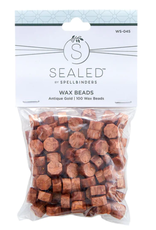 SPELLBINDERS SPELLBINDERS SEALED BY SPELLBINDERS COLLECTION ANTIQUE GOLD WAX BEADS 100/PK