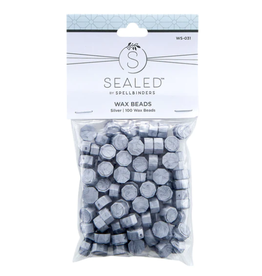 SPELLBINDERS SPELLBINDERS SEALED BY SPELLBINDERS COLLECTION SILVER WAX BEADS 100/PK