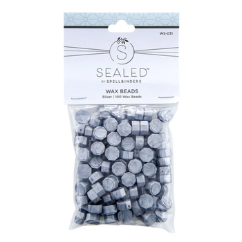 SPELLBINDERS SPELLBINDERS SEALED BY SPELLBINDERS COLLECTION SILVER WAX BEADS 100/PK