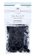 SPELLBINDERS SPELLBINDERS SEALED BY SPELLBINDERS COLLECTION BLACK WAX BEADS 100/PK