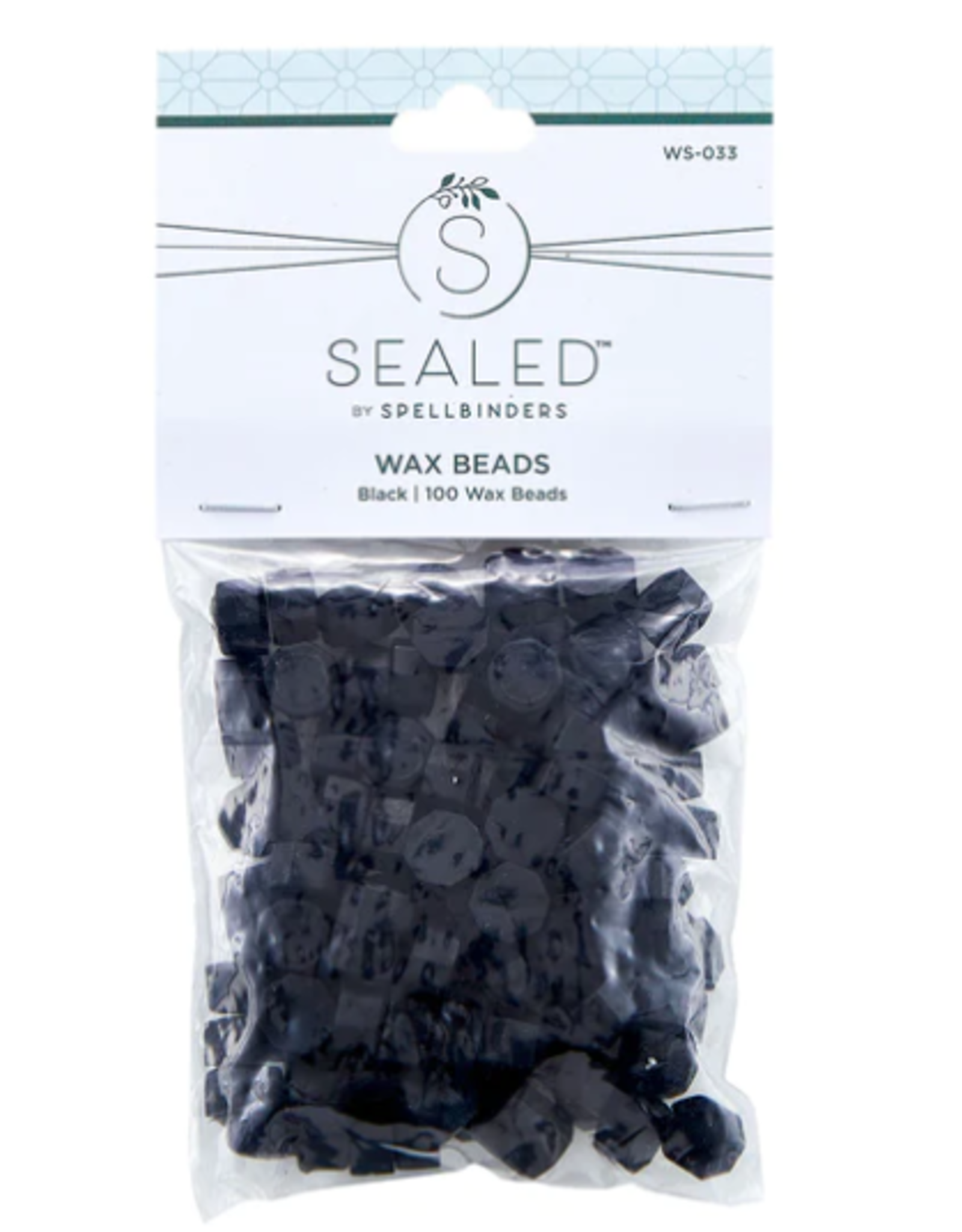 SPELLBINDERS SPELLBINDERS SEALED BY SPELLBINDERS COLLECTION BLACK WAX BEADS 100/PK