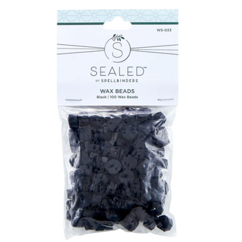 SPELLBINDERS SPELLBINDERS SEALED BY SPELLBINDERS COLLECTION BLACK WAX BEADS 100/PK