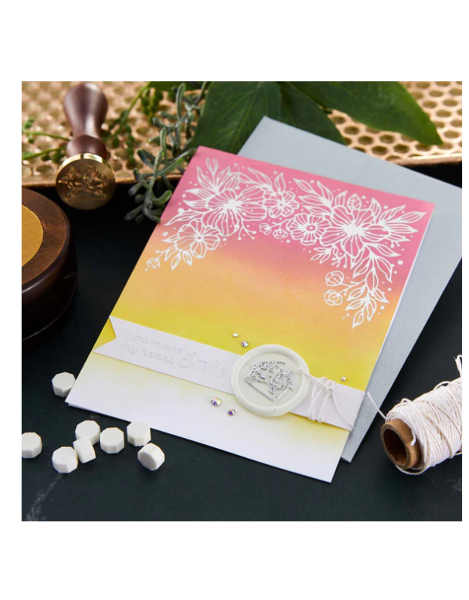 SPELLBINDERS SPELLBINDERS SEALED BY SPELLBINDERS COLLECTION WHITE WAX BEADS 100/PK