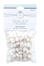 SPELLBINDERS SPELLBINDERS SEALED BY SPELLBINDERS COLLECTION PEARL WHITE WAX BEADS 100/PK