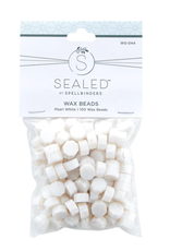 SPELLBINDERS SPELLBINDERS SEALED BY SPELLBINDERS COLLECTION PEARL WHITE WAX BEADS 100/PK