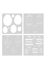 HERO ARTS HERO ARTS DECORATIVE EGGS COLOR LAYERING STENCIL SET