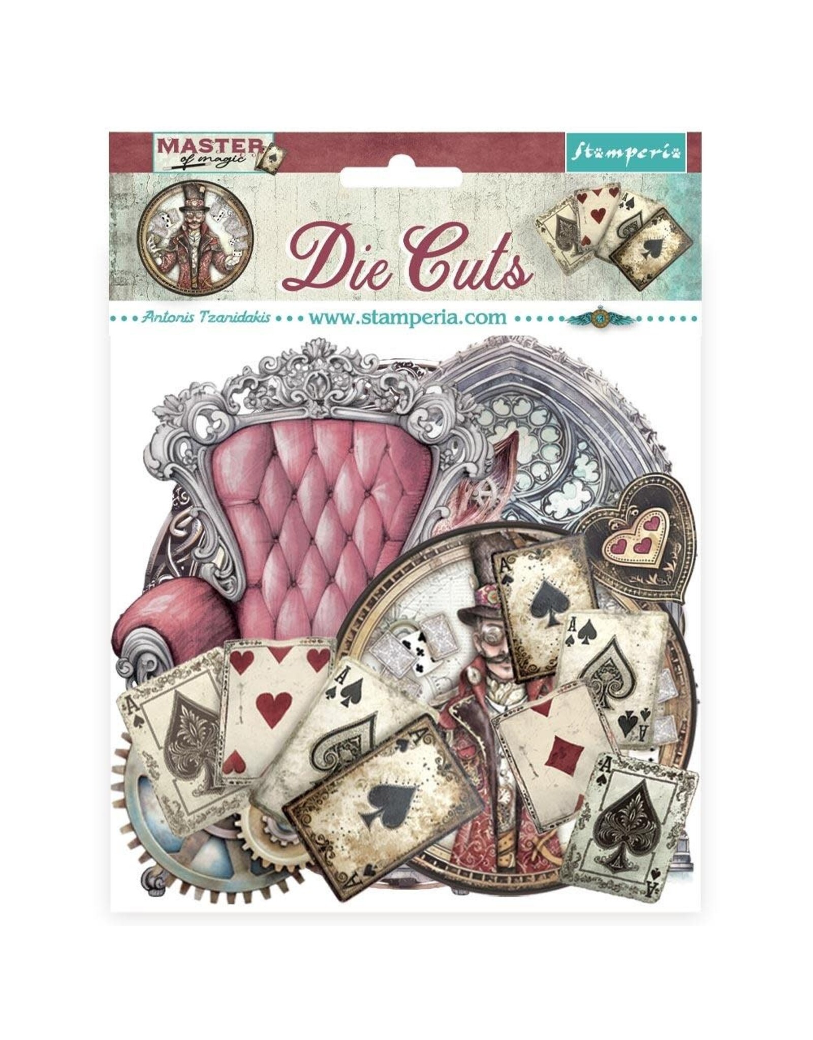 STAMPERIA STAMPERIA MASTER OF MAGIC CHIPBOARD DIE CUTS