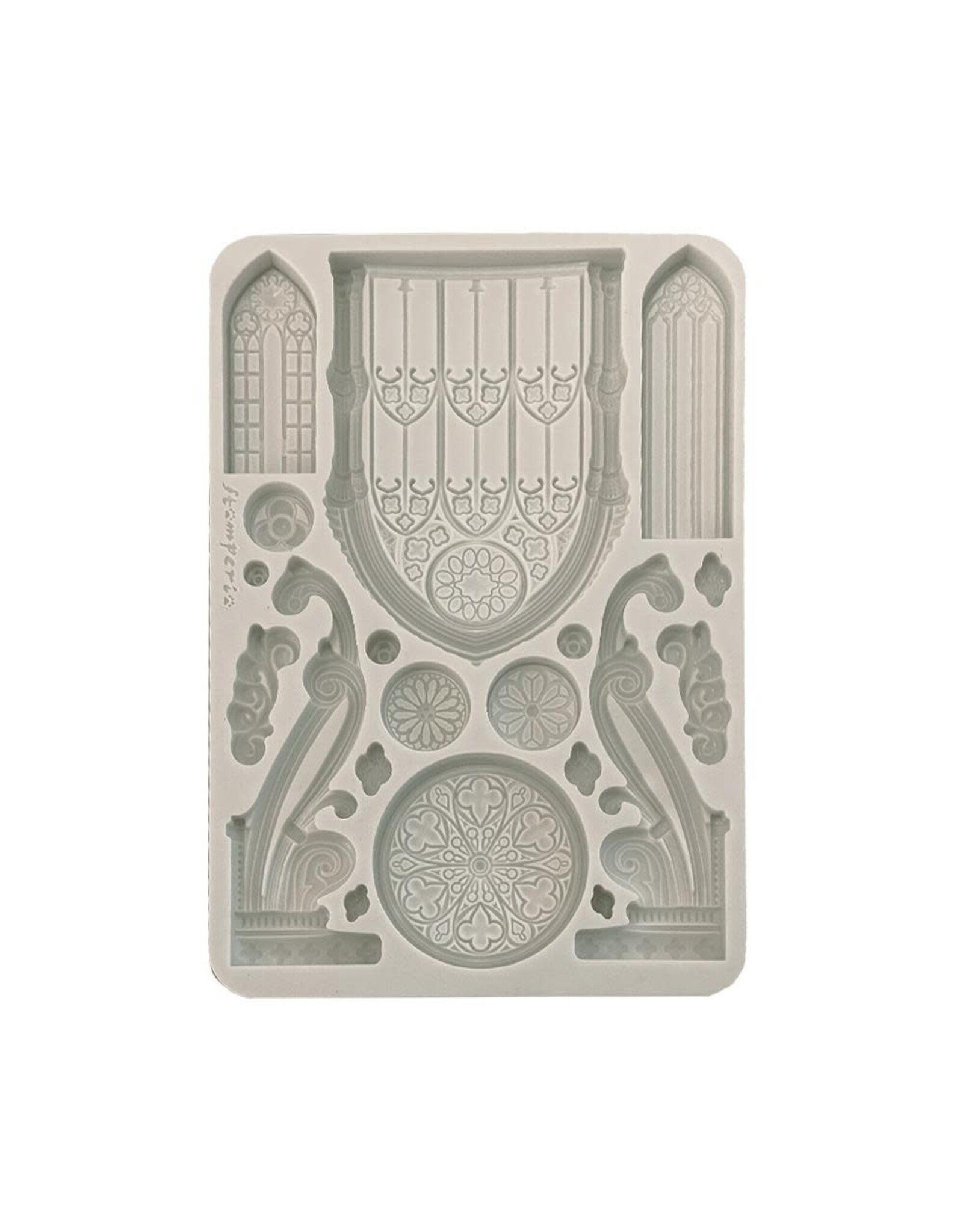 STAMPERIA STAMPERIA MASTER OF MAGIC GOTHIC ARCHITECTURE ELEMENTS A5 SILICONE MOULD