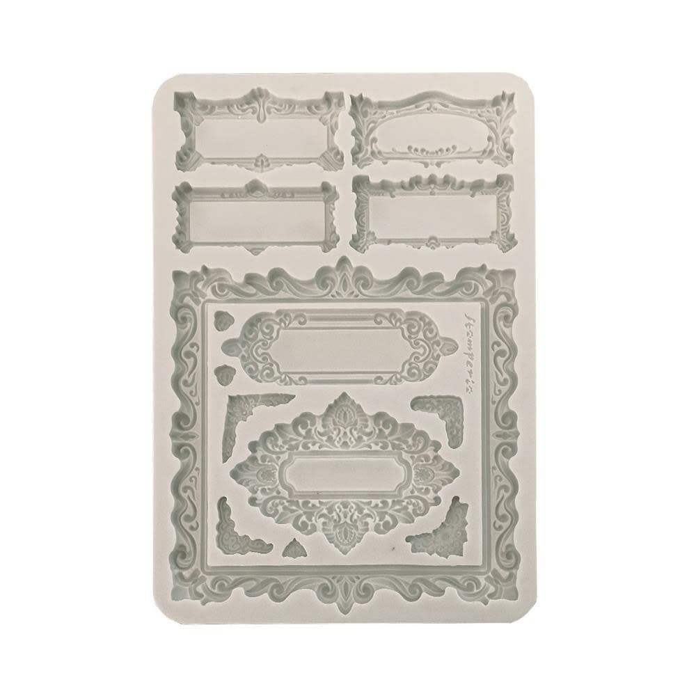 STAMPERIA STAMPERIA MASTER OF MAGIC GOTHIC LABEL A5 SILICONE MOULD