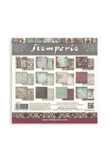 STAMPERIA STAMPERIA MASTER OF MAGIC MAXI BACKGROUNDS SELECTION 12X12 COLLECTION PACK 10 SHEETS