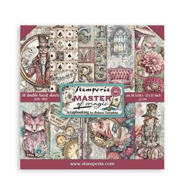 STAMPERIA STAMPERIA MASTER OF MAGIC COLLECTION 12x12 COLLECTION PACK 10 SHEETS