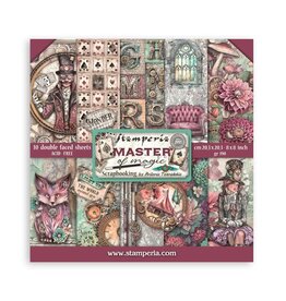 STAMPERIA STAMPERIA MASTER OF MAGIC 8x8 COLLECTION PACK 10 SHEETS