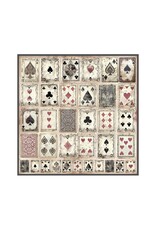 STAMPERIA STAMPERIA MASTER OF MAGIC 12x12 POLYESTER FABRIC SHEETS 4/PK