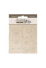 STAMPERIA STAMPERIA MASTER OF MAGIC HOURGLASS 5.5x5.5 LARGE DECORATIVE CHIPS