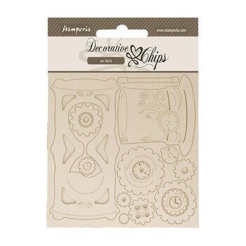 STAMPERIA STAMPERIA MASTER OF MAGIC HOURGLASS 5.5x5.5 LARGE DECORATIVE CHIPS