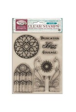 STAMPERIA STAMPERIA MASTER OF MAGIC GOTHIC ELEMENTS CLEAR STAMP SET