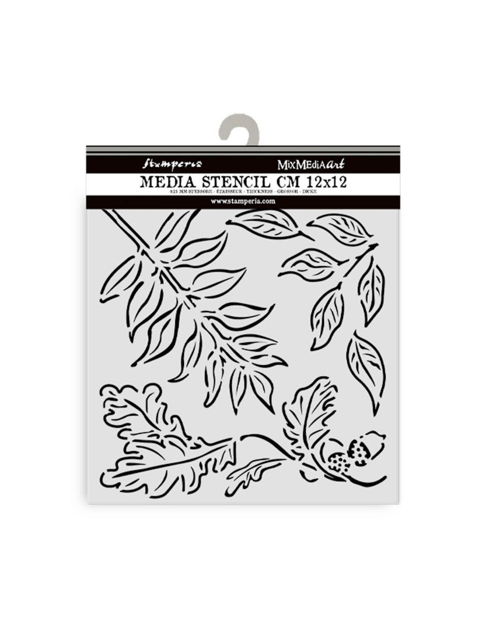 STAMPERIA STAMPERIA ACORNS 12x12cm STENCIL