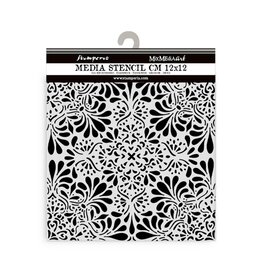 STAMPERIA STAMPERIA LACE 12x12cm STENCIL
