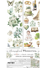 CRAFT O'CLOCK CRAFT O'CLOCK CHERISHED MEMORIES EXTRAS SET-MIX 6x12  COLLECTION PACK 18 SHEETS