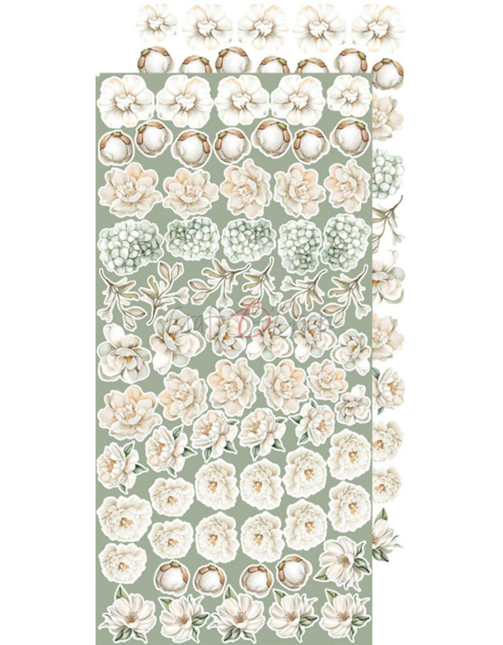 CRAFT O'CLOCK CRAFT O'CLOCK CHERISHED MEMORIES EXTRAS SET-MIX 6x12  COLLECTION PACK 18 SHEETS