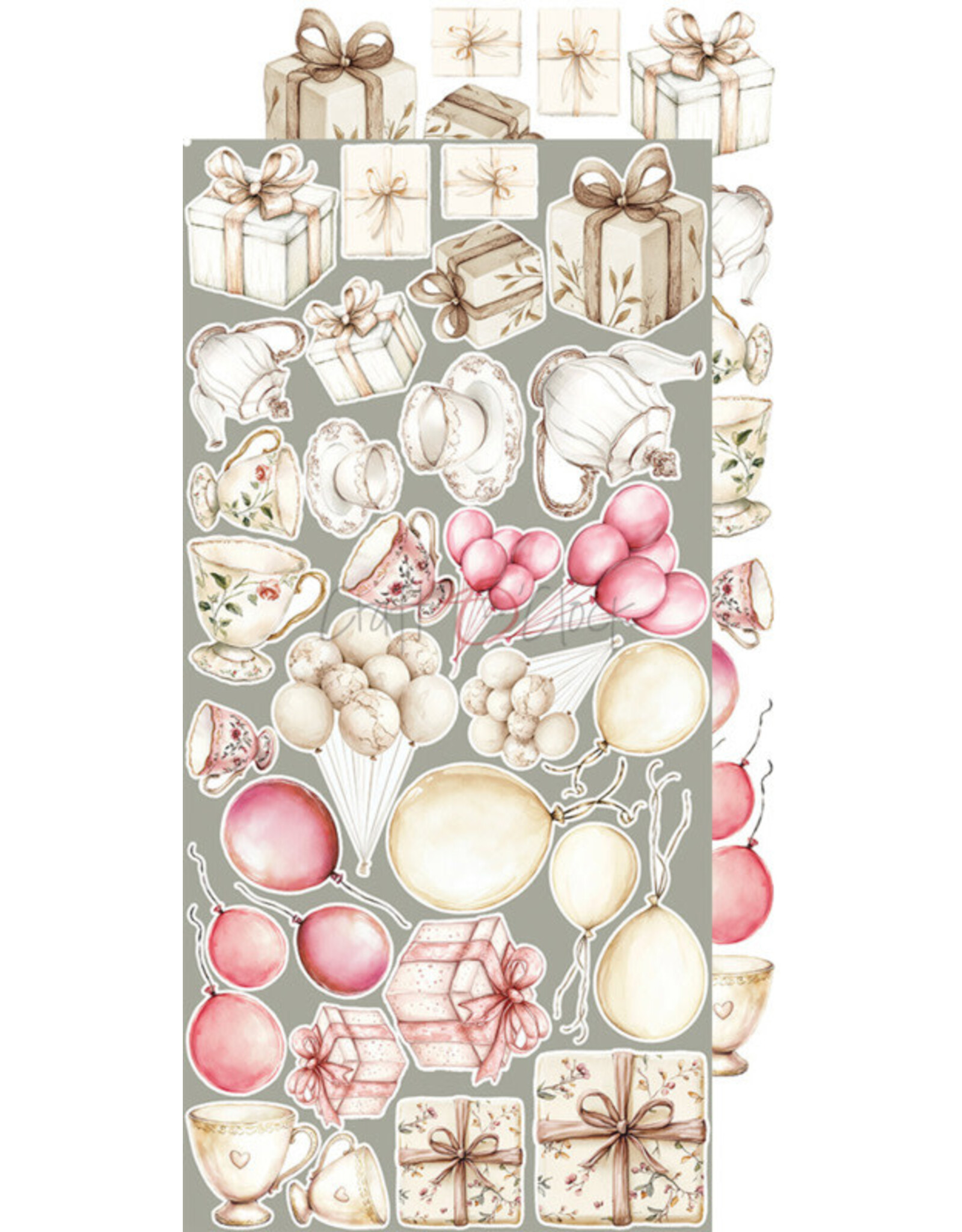 CRAFT O'CLOCK CRAFT O'CLOCK ROSE EMOTIONS EXTRAS SET-MIX 6x12 COLLECTION PACK 18 SHEETS
