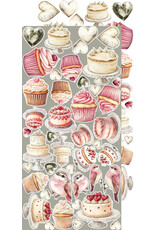 CRAFT O'CLOCK CRAFT O'CLOCK ROSE EMOTIONS EXTRAS SET-MIX 6x12 COLLECTION PACK 18 SHEETS