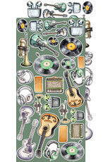 CRAFT O'CLOCK CRAFT O'CLOCK THE NOVEMBER MAN EXTRAS SET-MIX 6x12  COLLECTION PACK 18 SHEETS
