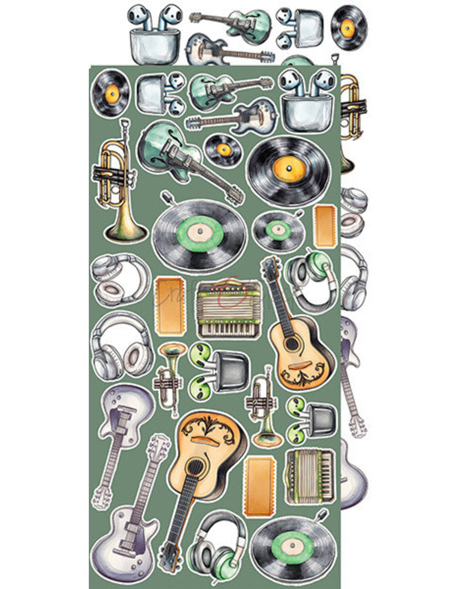 CRAFT O'CLOCK CRAFT O'CLOCK THE NOVEMBER MAN EXTRAS SET-MIX 6x12  COLLECTION PACK 18 SHEETS